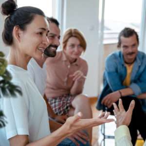 People have positive conversation on Support group